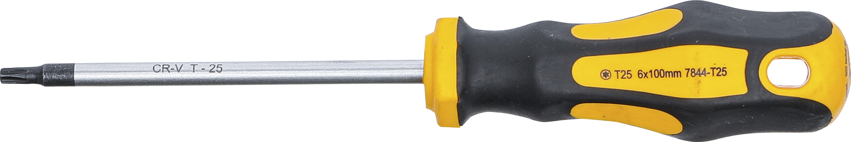 BGS Schraubendreher | T-Profil (für Torx) T25 | Klingenlänge 100 mm