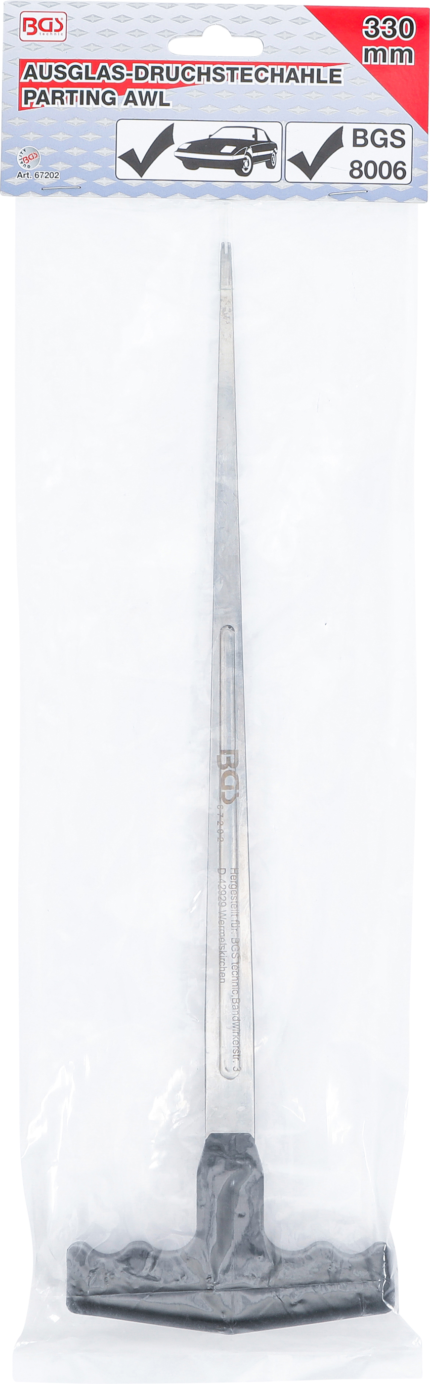 BGS Ausglas-Durchstechahle | 330 mm