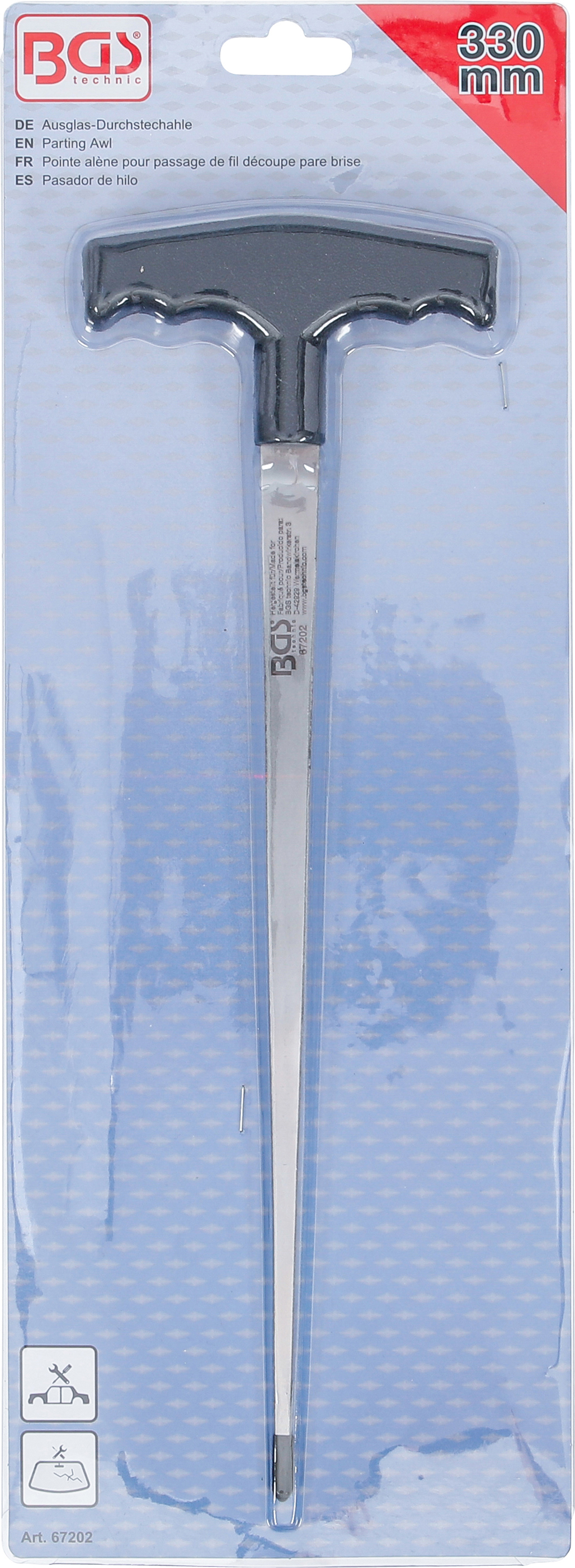 BGS Ausglas-Durchstechahle | 330 mm