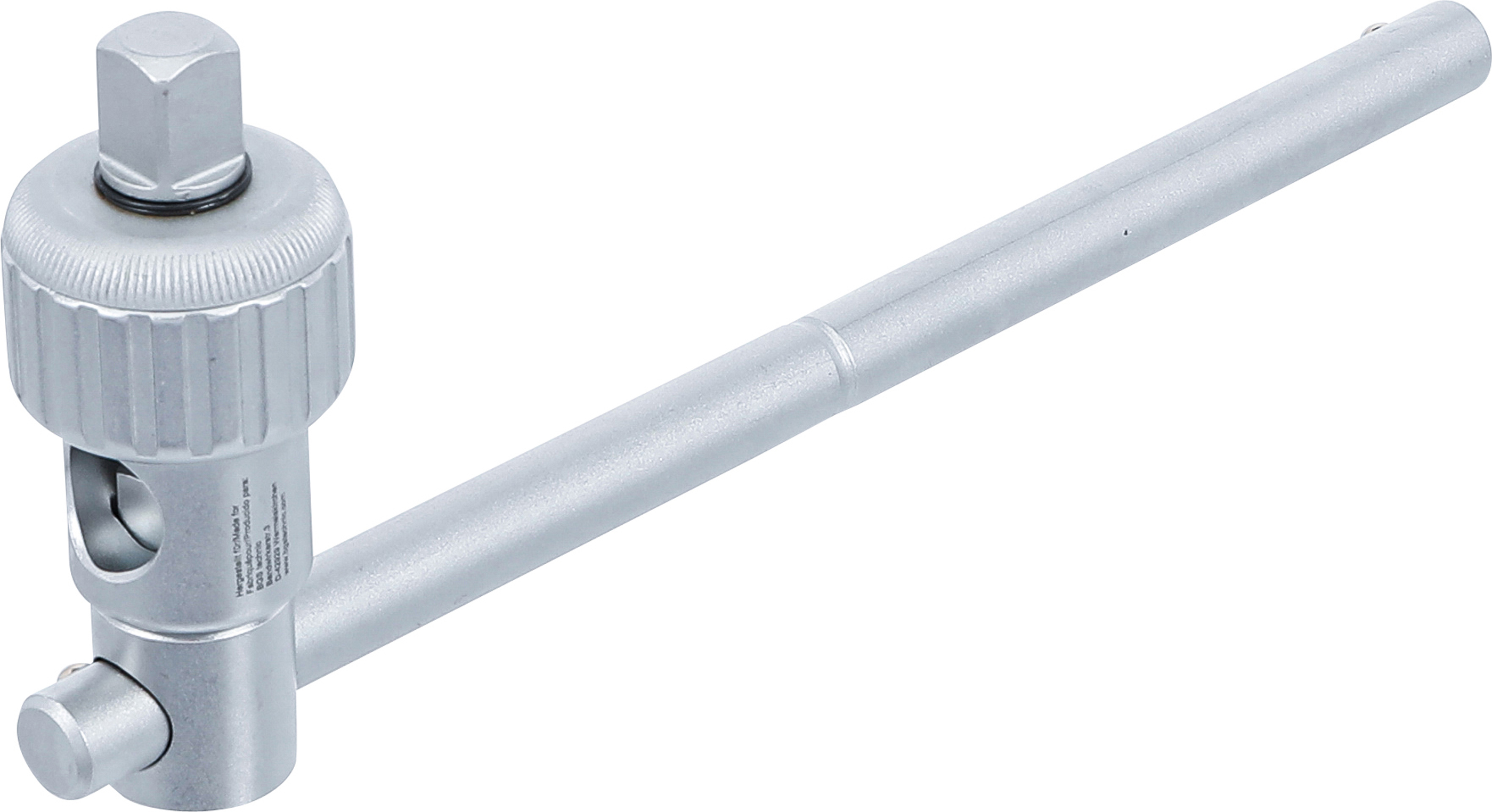 BGS Steckschlüssel-Adapter mit Ratschenfunktion | mit Gleitgriff | Abtrieb 12,5 mm (1/2")