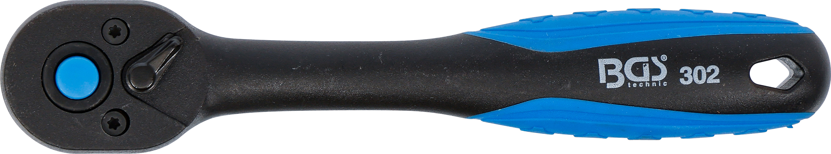 BGS Umschaltknarre, kunststoff-ummantelt | Abtrieb Außenvierkant 6,3 mm (1/4")