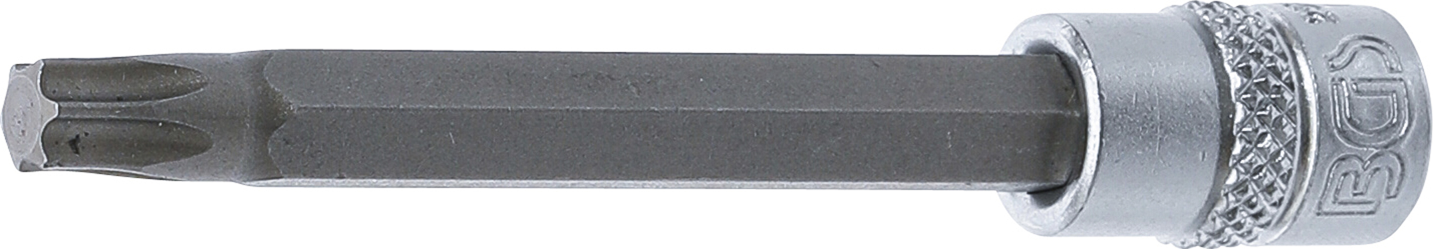 BGS Bit-Einsatz | Länge 75 mm | Antrieb Innenvierkant 6,3 mm (1/4") | T-Profil (für Torx) T35