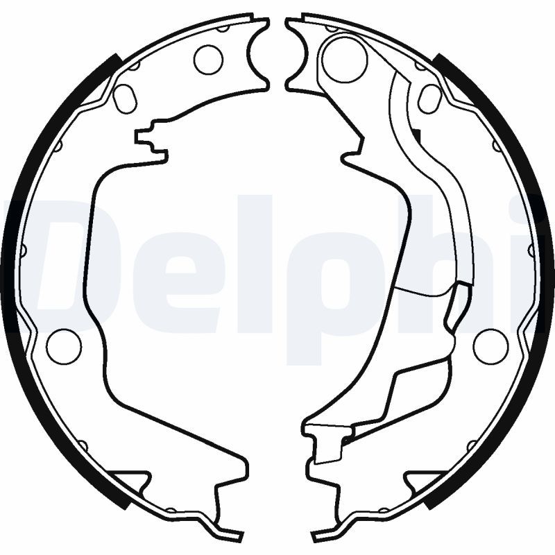 Bremsbackensatz, Feststellbremse