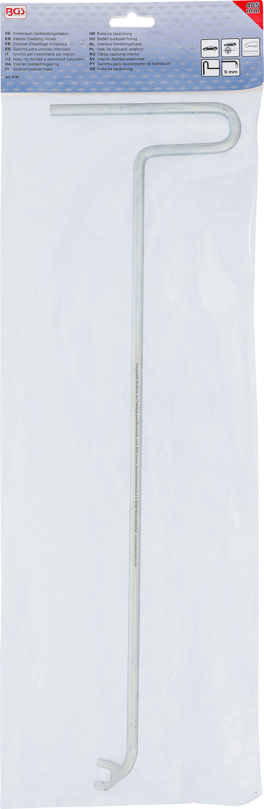 BGS Innenraum-Verkleidungshaken | universal