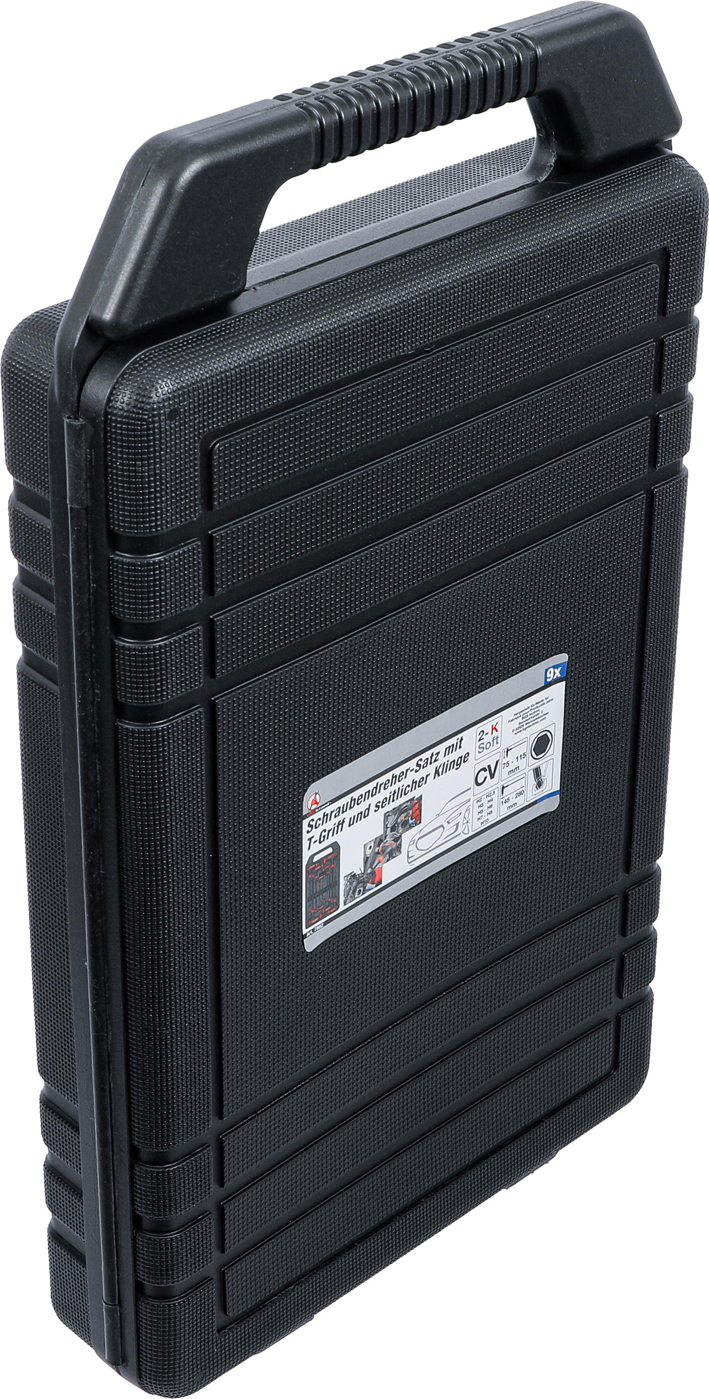 BGS Schraubendreher-Satz mit T-Griff und seitlicher Klinge | Innensechskant | 2 - 10 mm | 9-tlg.