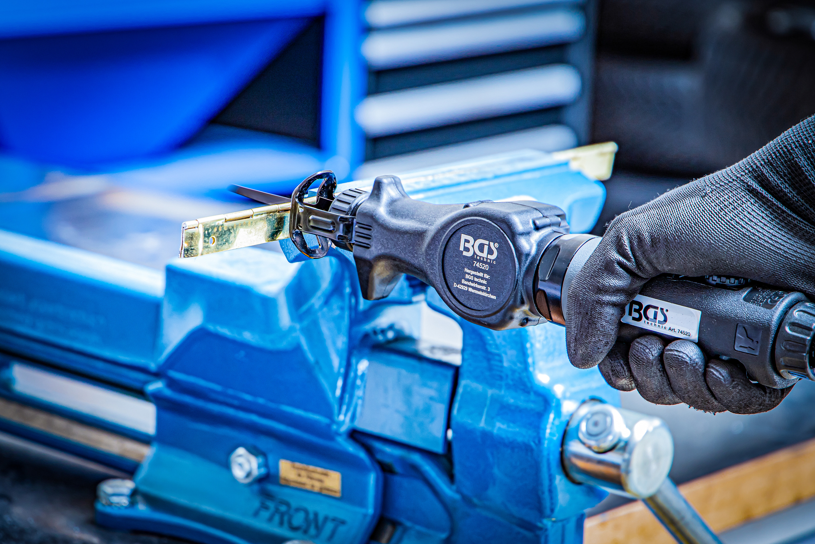 BGS Druckluft Stich- und Säbelsäge