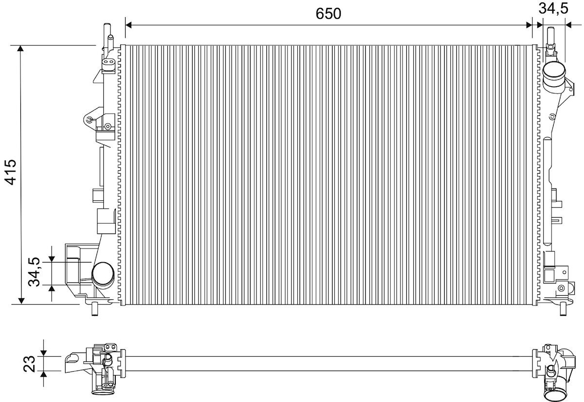 Kühler, Motorkühlung
