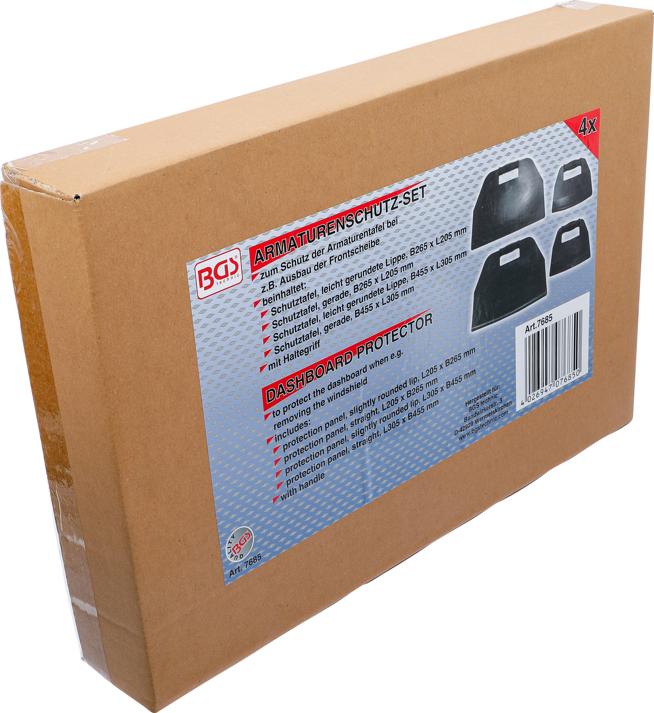 BGS Armaturenschutz-Satz | 4-tlg.