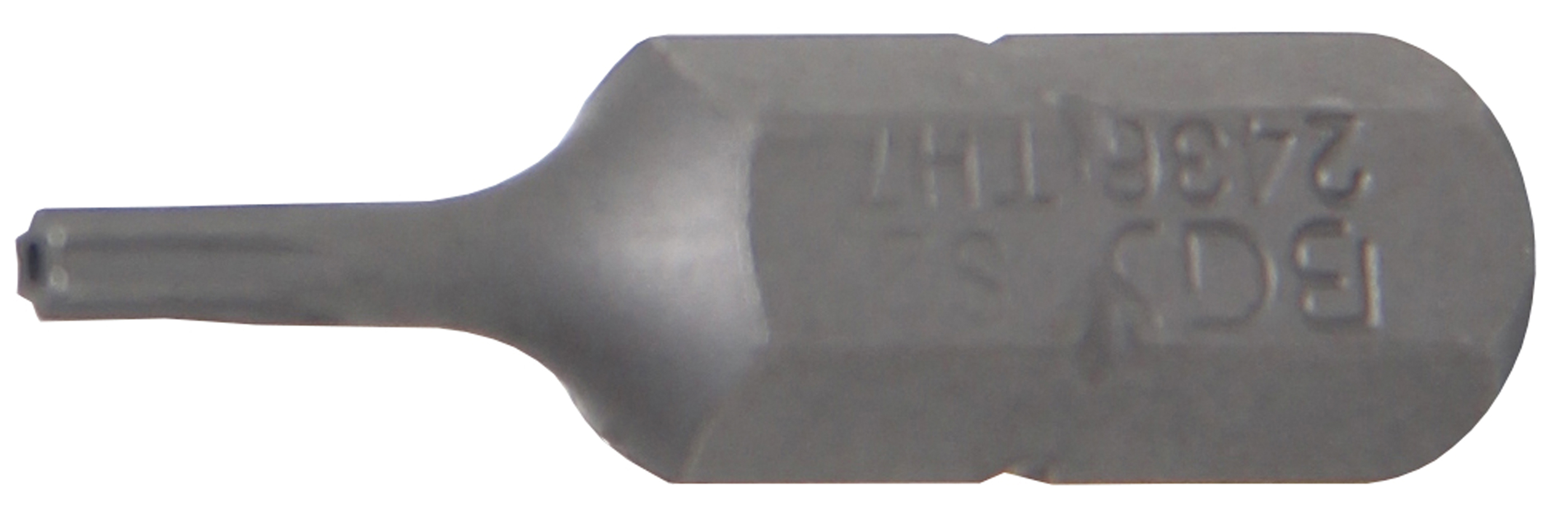 BGS Bit | Länge 25 mm | Antrieb Außensechskant 6,3 mm (1/4") | T-Profil (für Torx) mit Bohrung T7