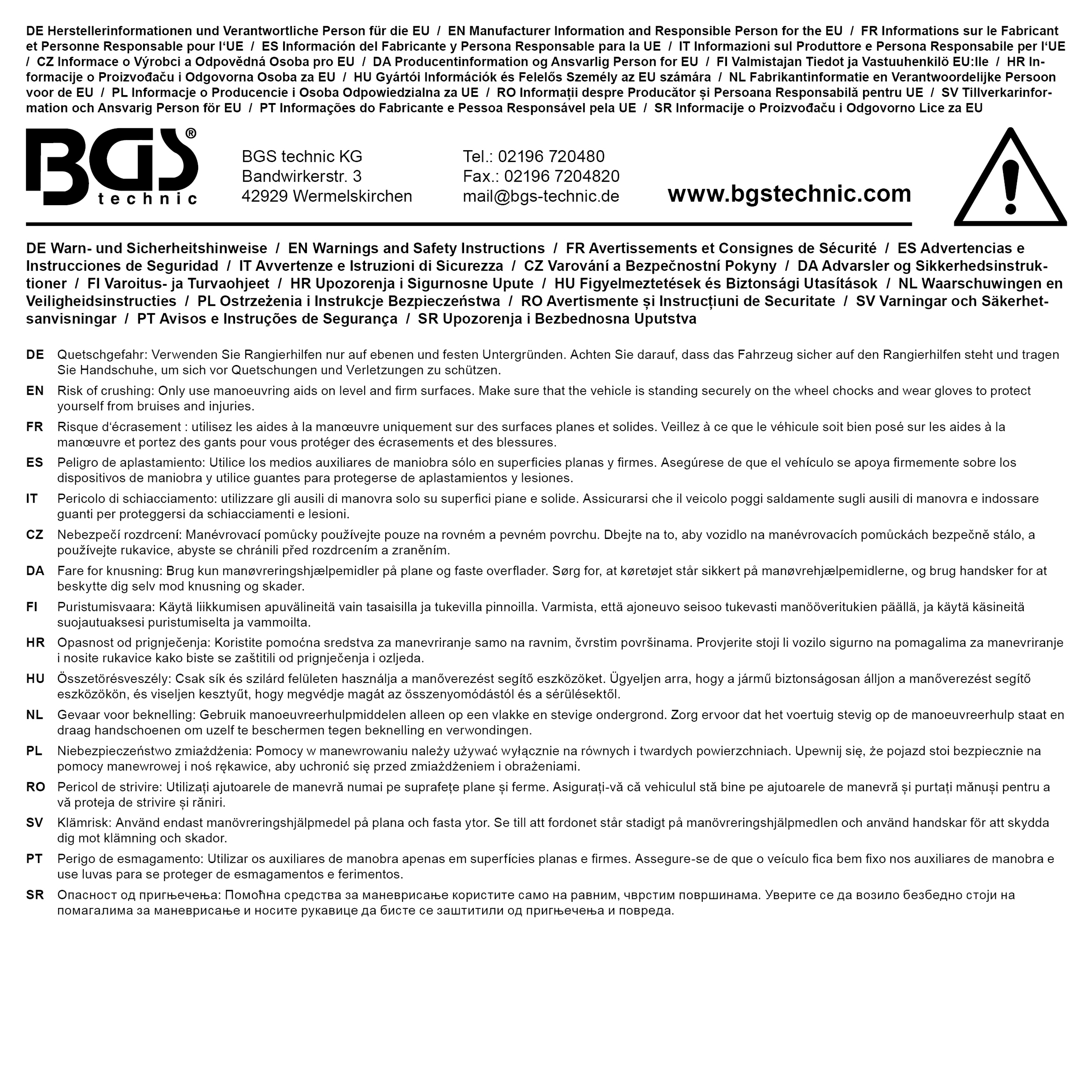 BGS Lenkrolle für Art. 8386