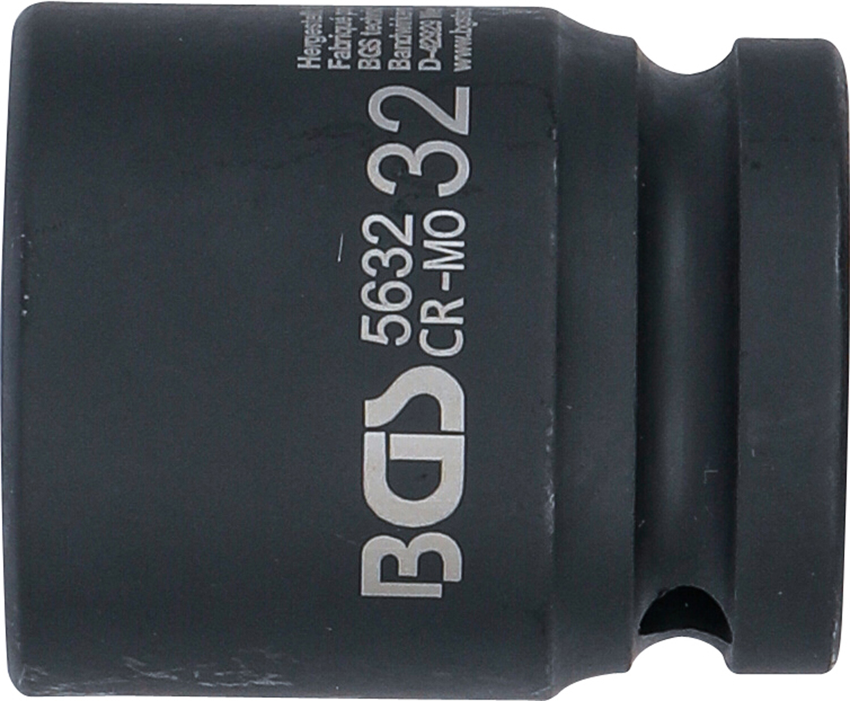 BGS Kraft-Steckschlüssel-Einsatz Sechskant | Antrieb Innenvierkant 20 mm (3/4") | SW 32 mm