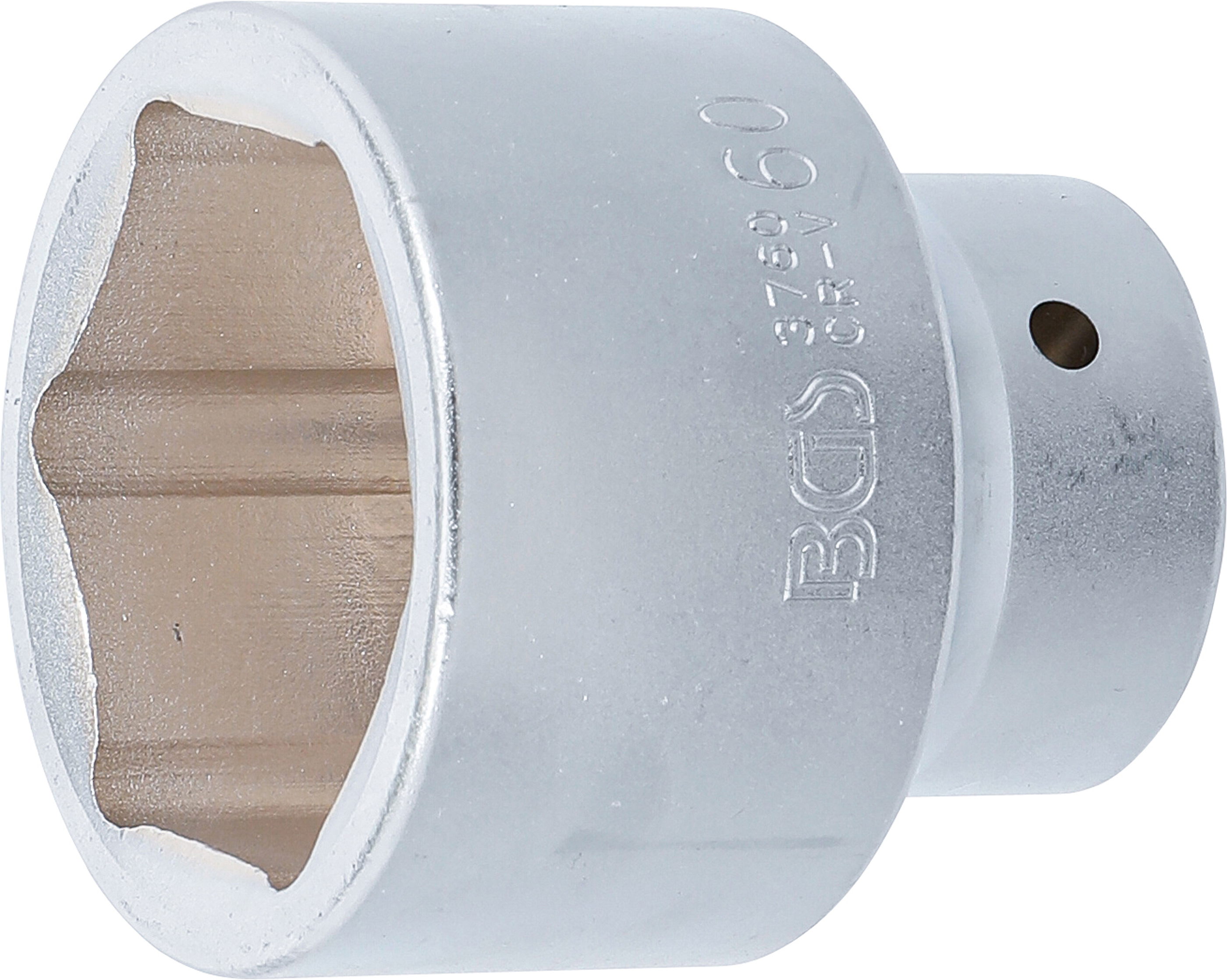 BGS Steckschlüssel-Einsatz Sechskant | Antrieb Innenvierkant 25 mm (1") | SW 60 mm