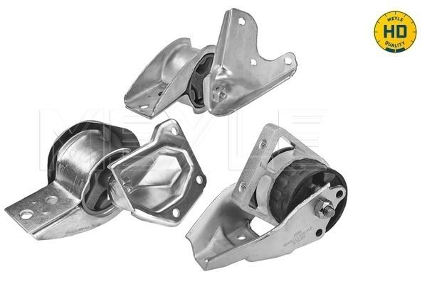 Satz von Motorkissen hinten/vorne passt zu: SMART CABRIO, CITY-COUPE, FORTWO, ROADSTER 0.6/0.7/0.8D 07.98-01.07