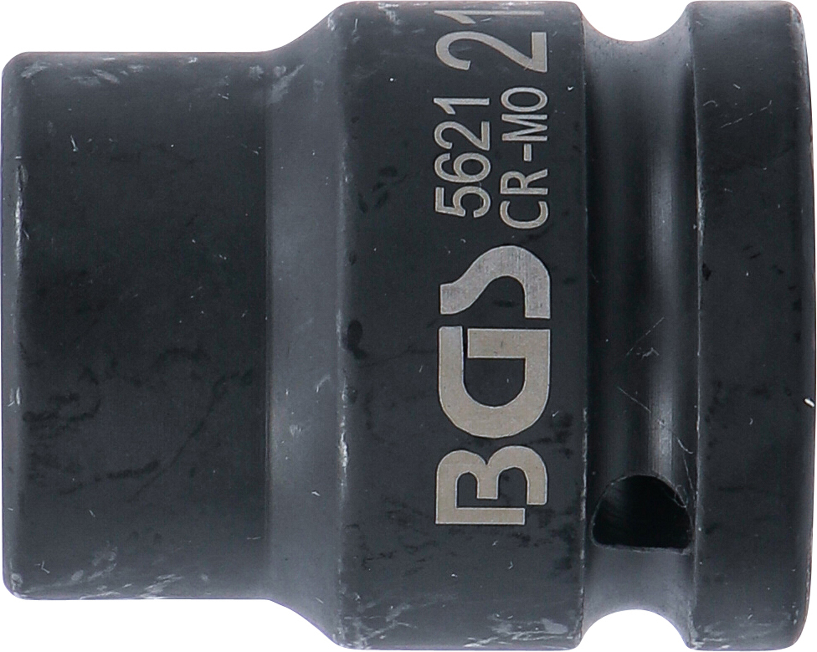 BGS Kraft-Steckschlüssel-Einsatz Sechskant | Antrieb Innenvierkant 20 mm (3/4") | SW 21 mm