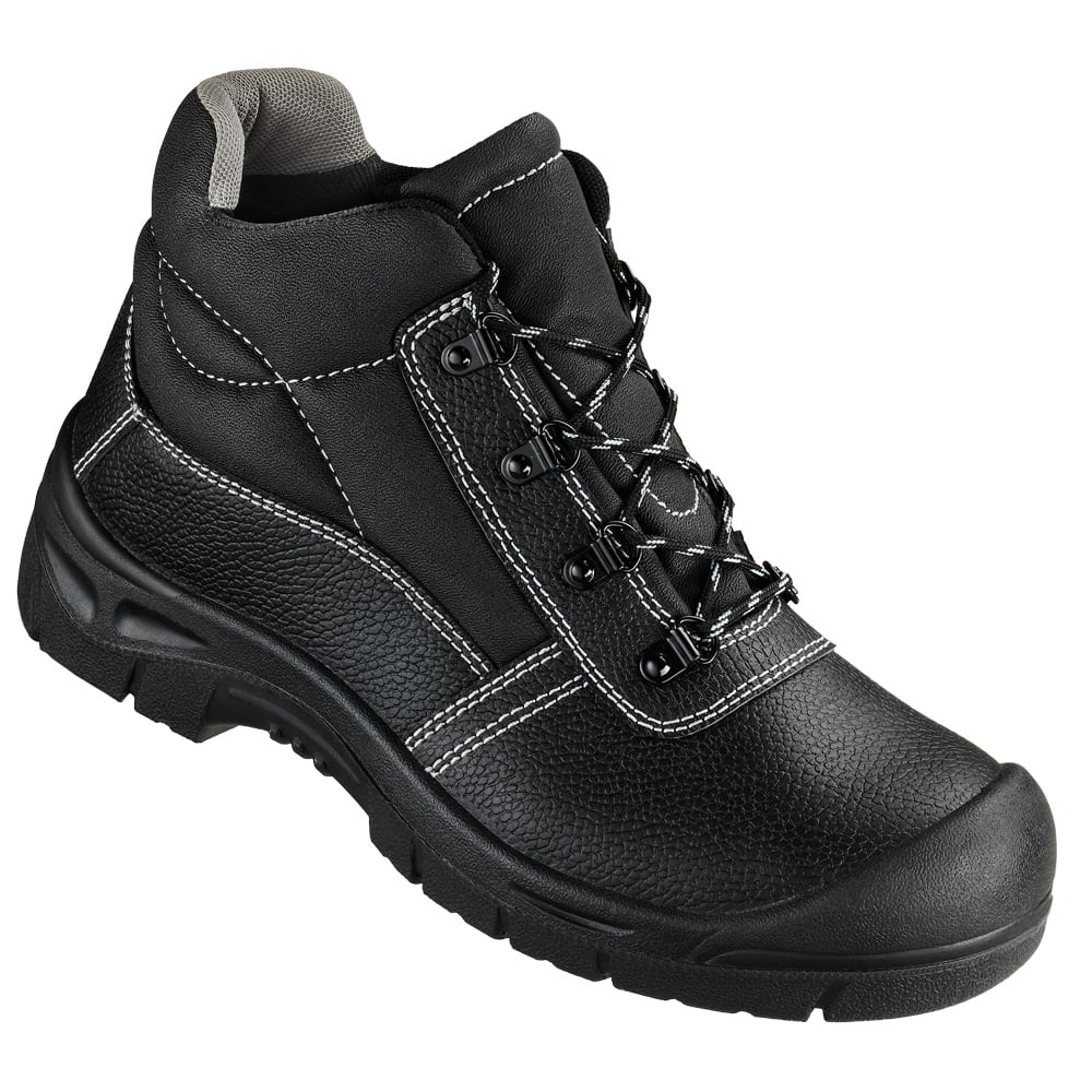 Sicherheitsschuh Schnürstiefel Rostock EN ISO 20345 S3 Schwarz Sicherheitsschuh Schnürstiefel Rostock EN ISO 20345 S3 Schwarz
