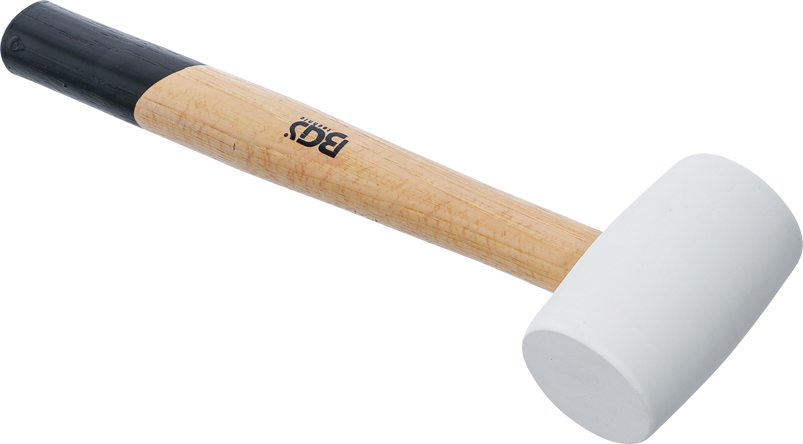 BGS Gummihammer | Hickory-Stiel | weißer Kopf | Ø 48 mm | 250 g