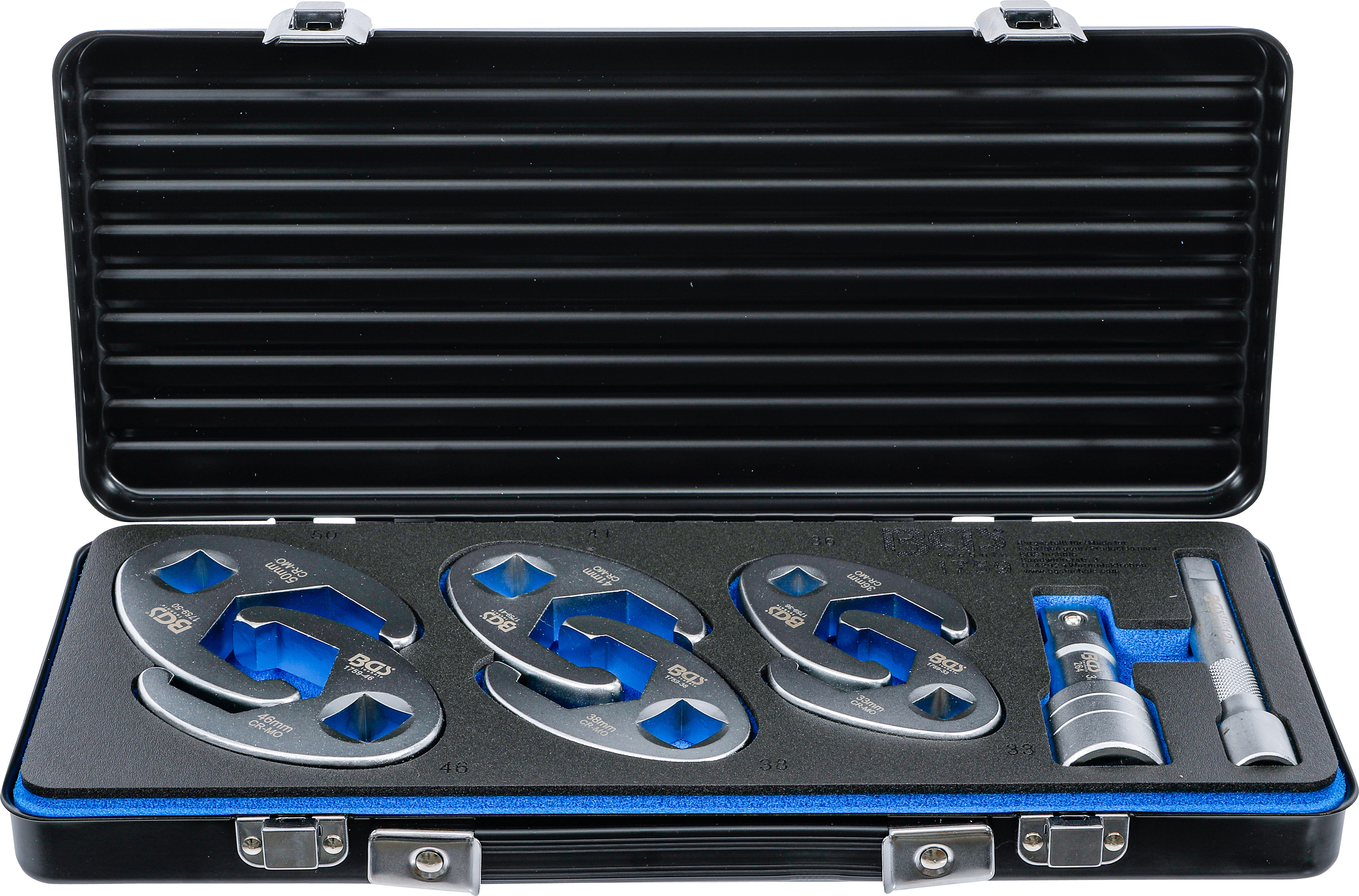 BGS Hahnenfußschlüssel-Satz | Antrieb Innenvierkant 12,5 mm (1/2") / 20 mm (3/4") | 8-tlg.