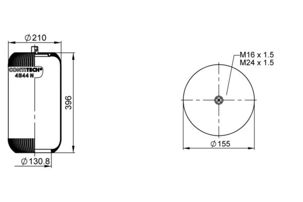 Federbalg, Luftfederung
