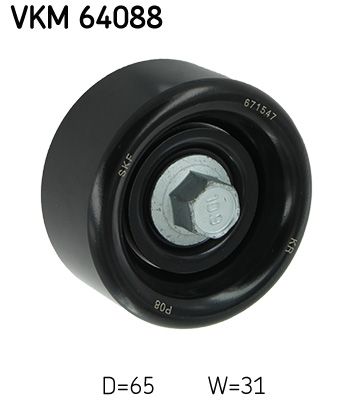 Umlenk-/Führungsrolle, Keilrippenriemen