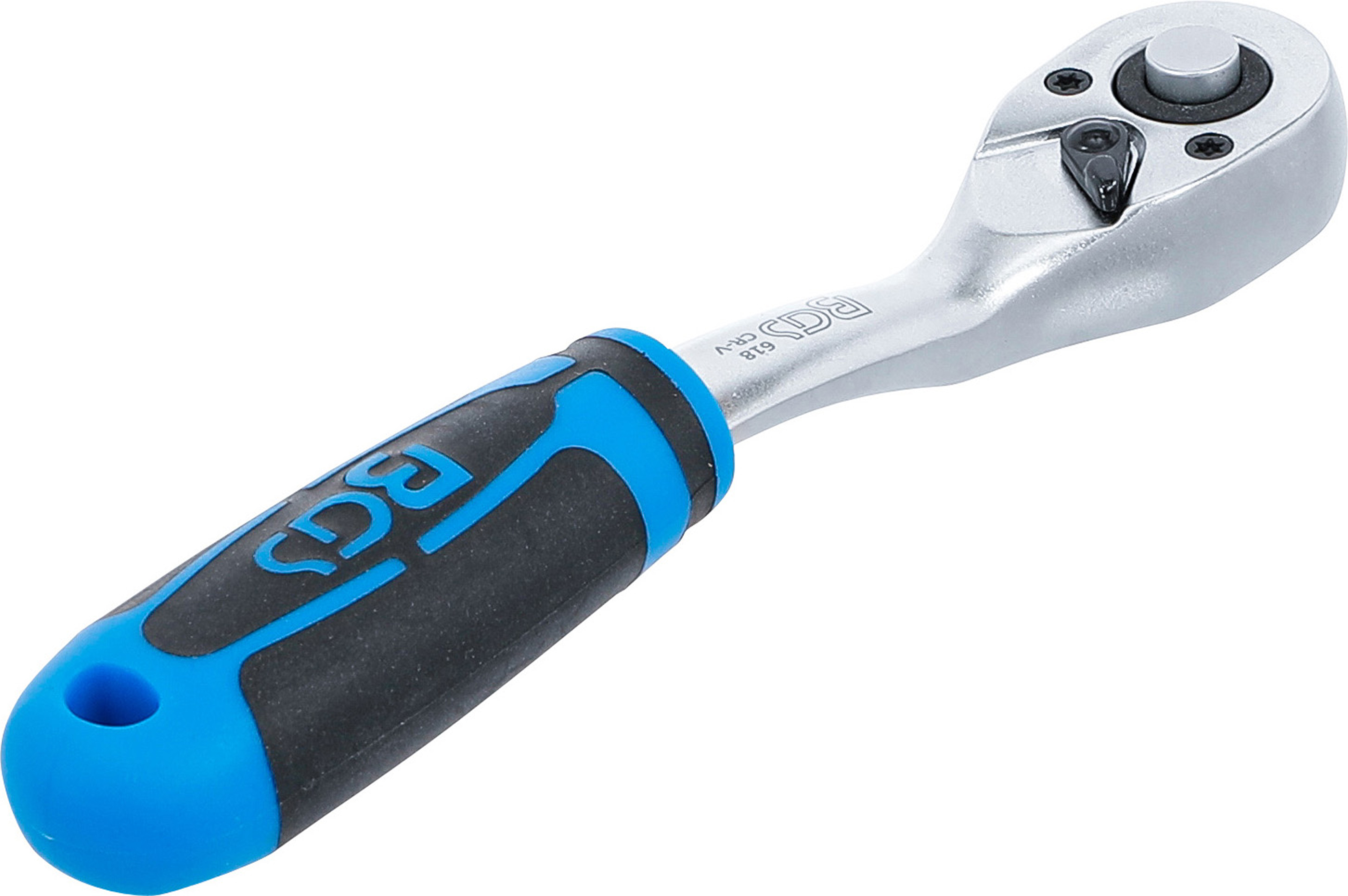 BGS Umschaltknarre | feinverzahnt | Abtrieb Außenvierkant 6,3 mm (1/4")