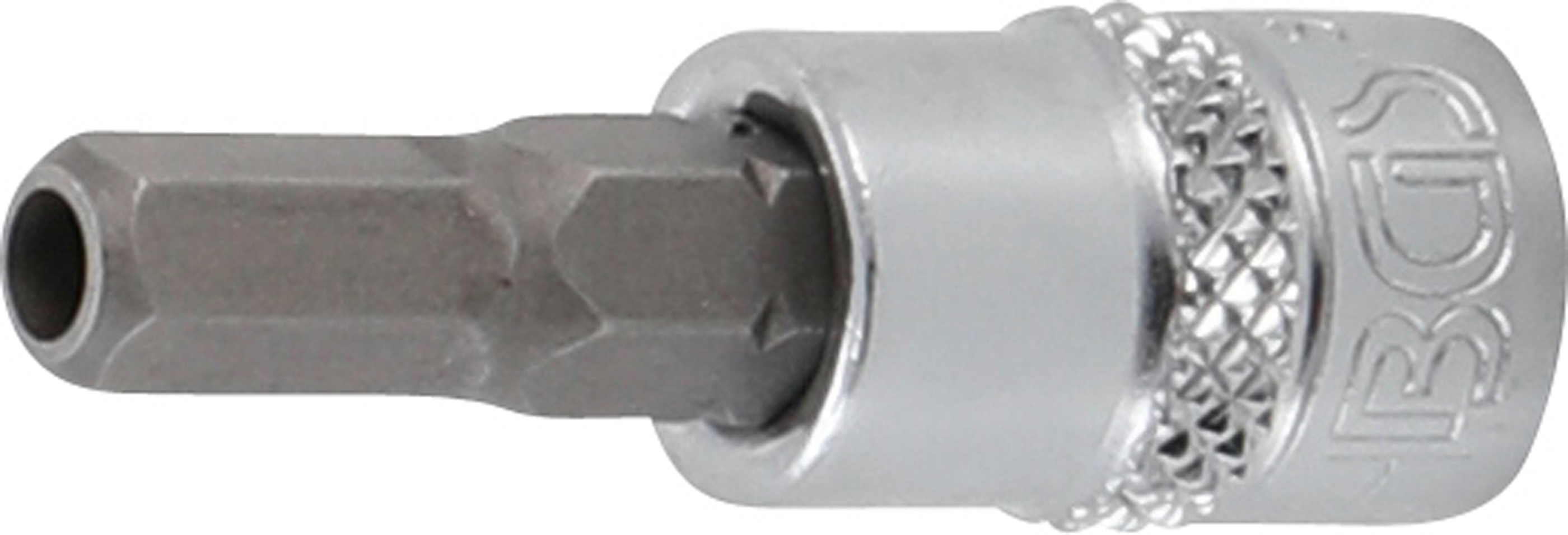 BGS Bit-Einsatz | Antrieb Innenvierkant 6,3 mm (1/4") | Innensechskant mit Bohrung 5,5 mm