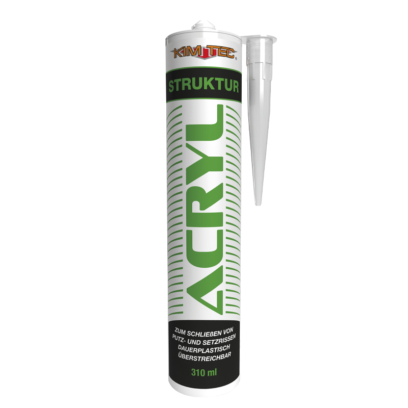 Kim-Tec Maler- und Strukturacryl weiss 310 ml