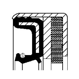 Wellendichtring, Differential