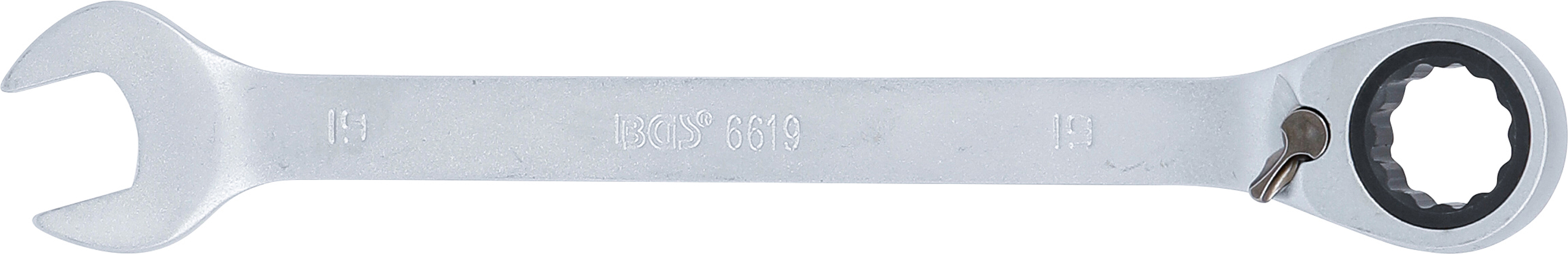 BGS Ratschenring-Maulschlüssel | umschaltbar | SW 19 mm
