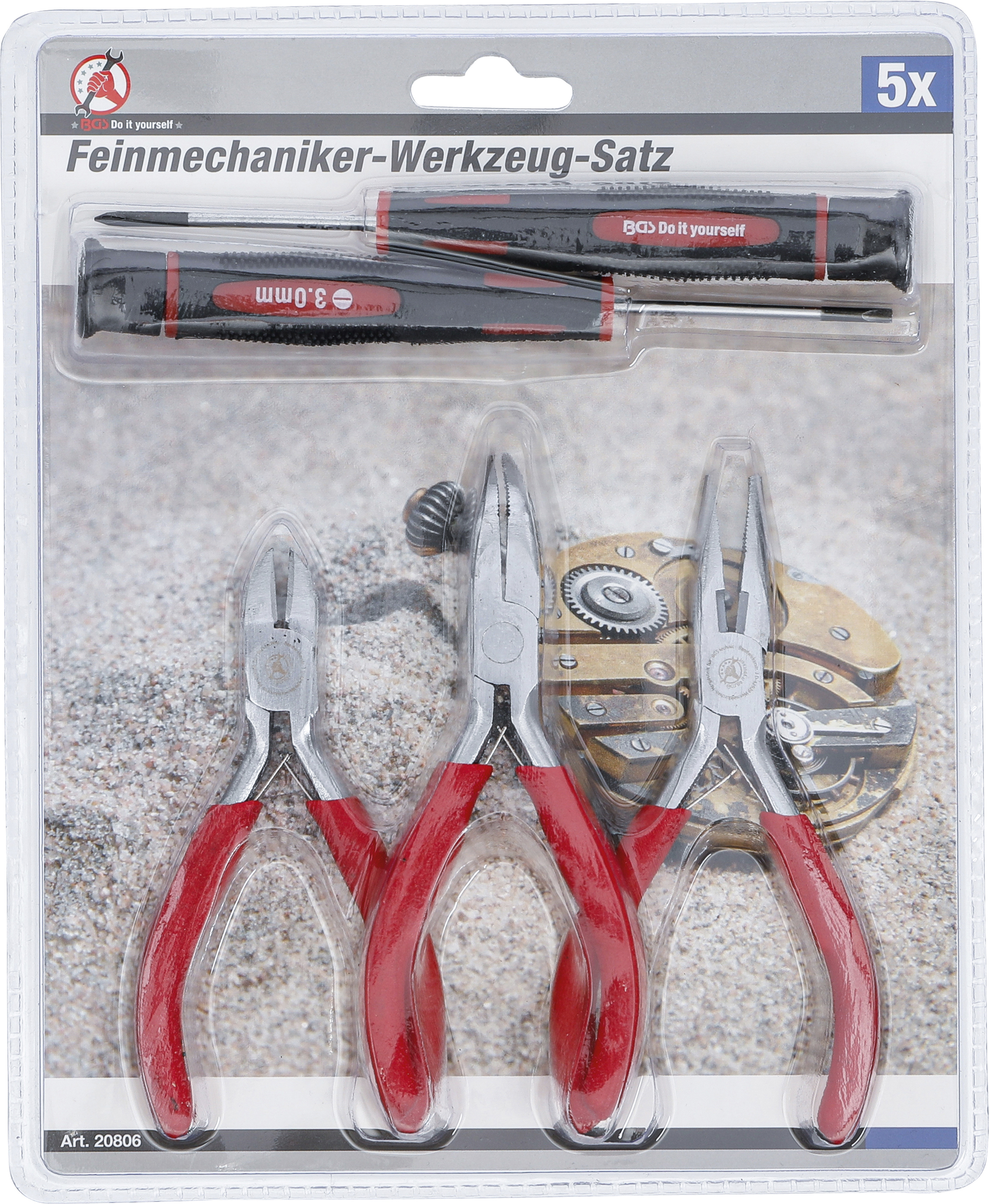 BGS Feinmechaniker-Werkzeug-Satz | 5-tlg.