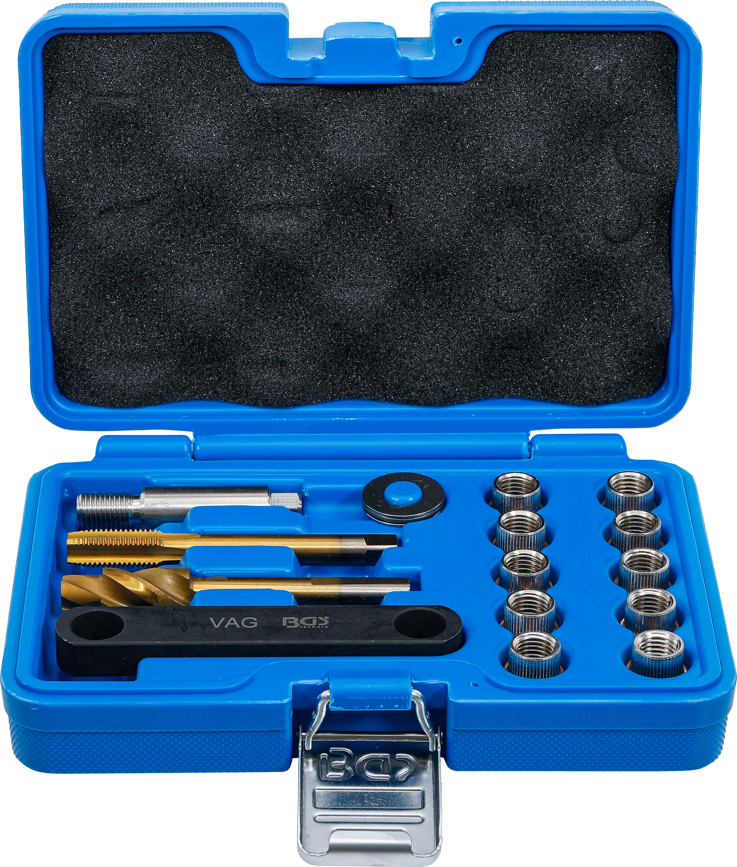 BGS Reparatur-Satz für Bremsgewinde | für VAG | M12 x 1,5 | 15-tlg.