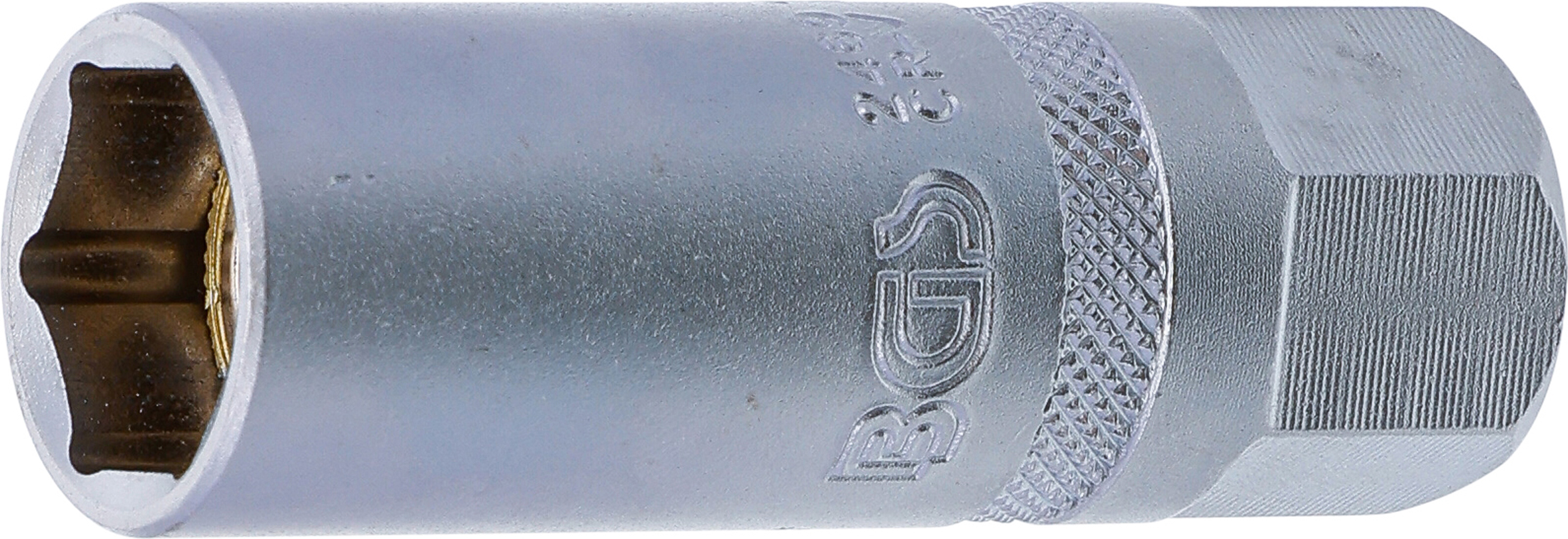 BGS Zündkerzen-Einsatz mit Magnet, Sechskant | Antrieb Innenvierkant 10 mm (3/8") | SW 16 mm