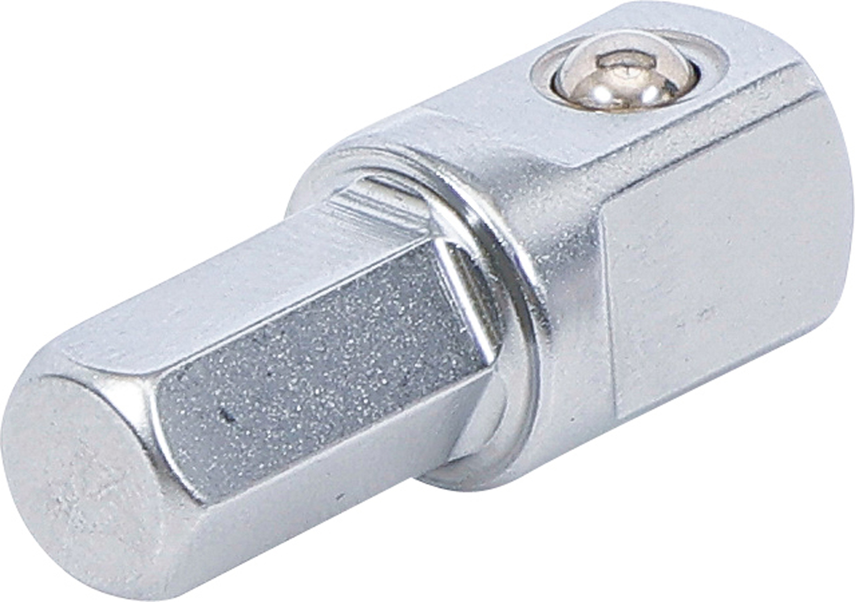 BGS Bit-Knarren-Adapter | Außensechskant 8 mm (5/16") - Außenvierkant 10 mm (3/8") | 30 mm