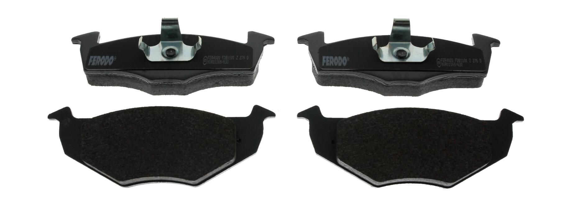 Bremsbelagsatz, Scheibenbremse