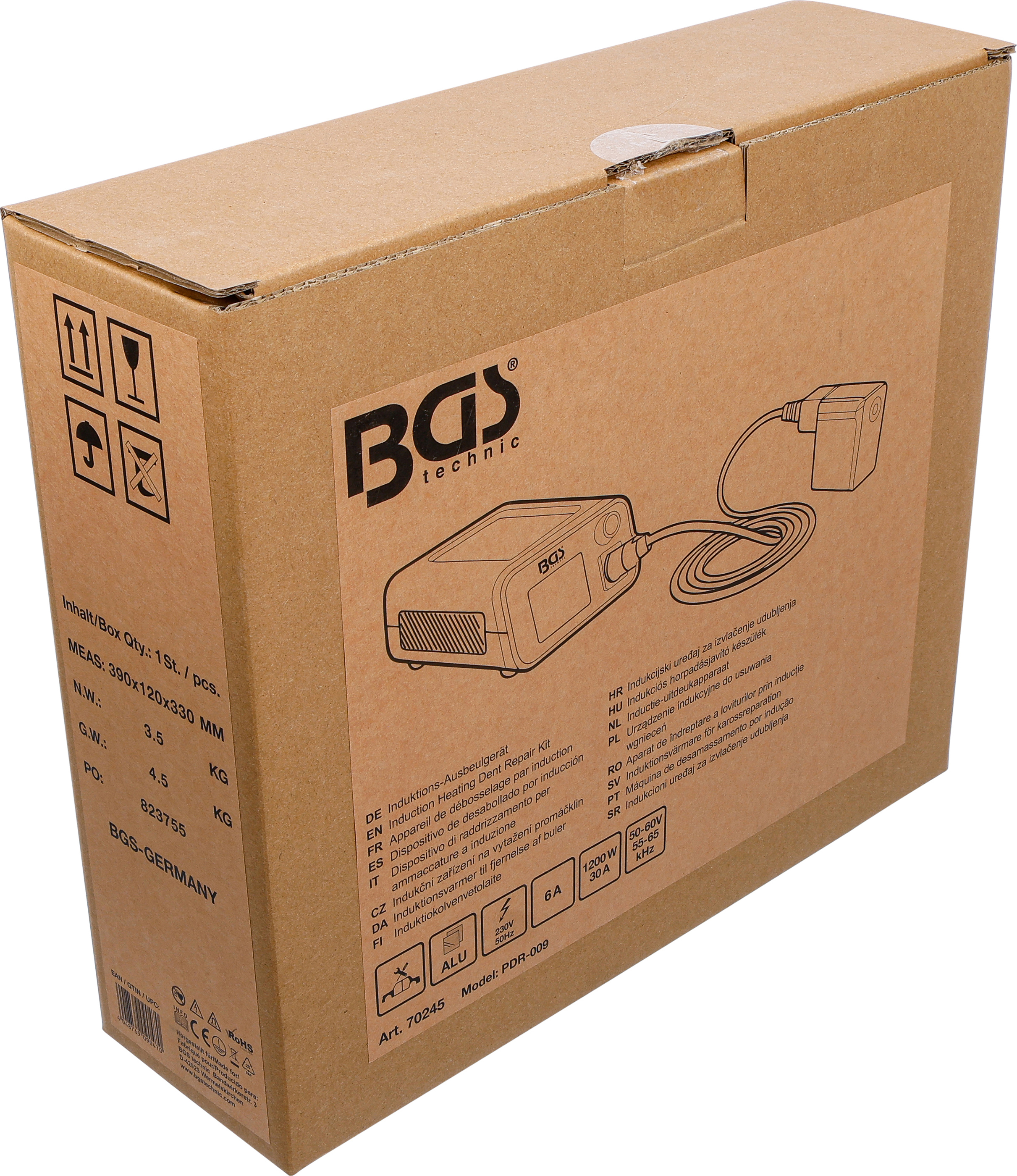 BGS Induktions-Ausbeulgerät | 1200W | für Eisen- und Nicht-Eisen-Metalle