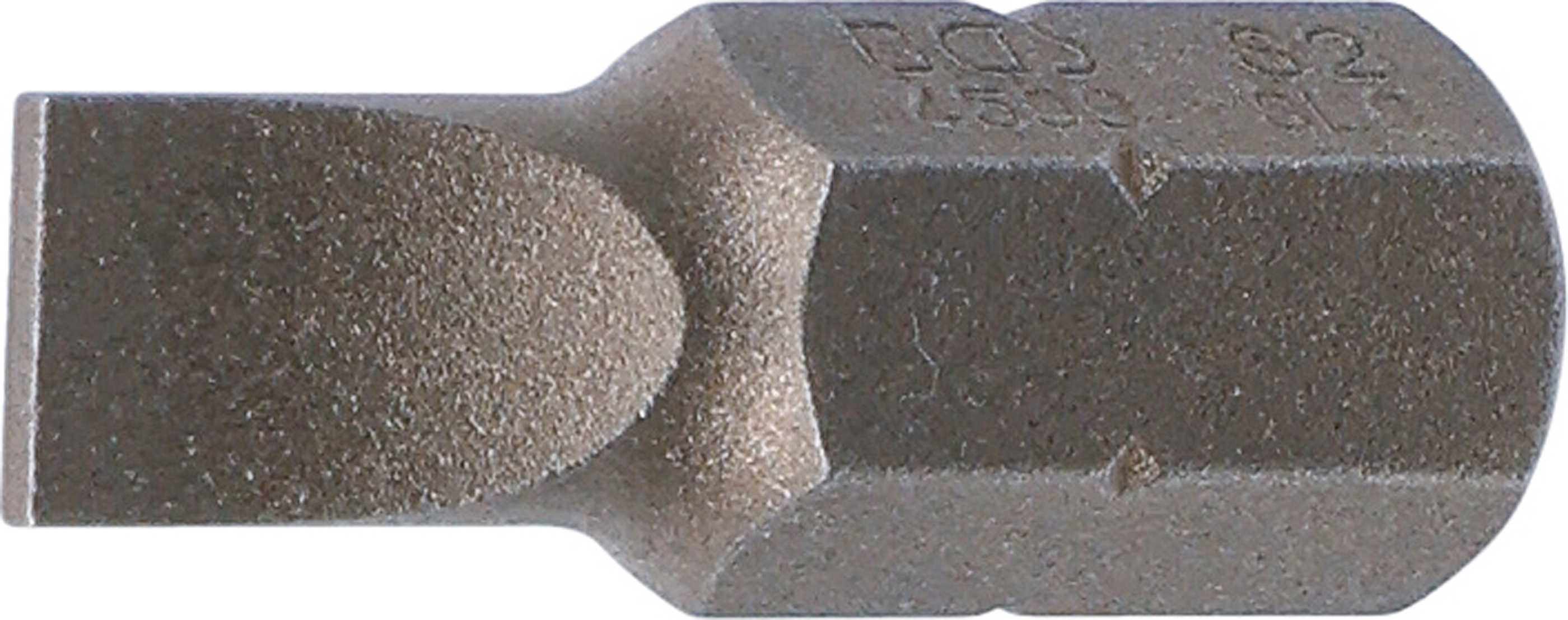 BGS Bit | Länge 30 mm | Antrieb Außensechskant 10 mm (3/8") | Schlitz 8 mm