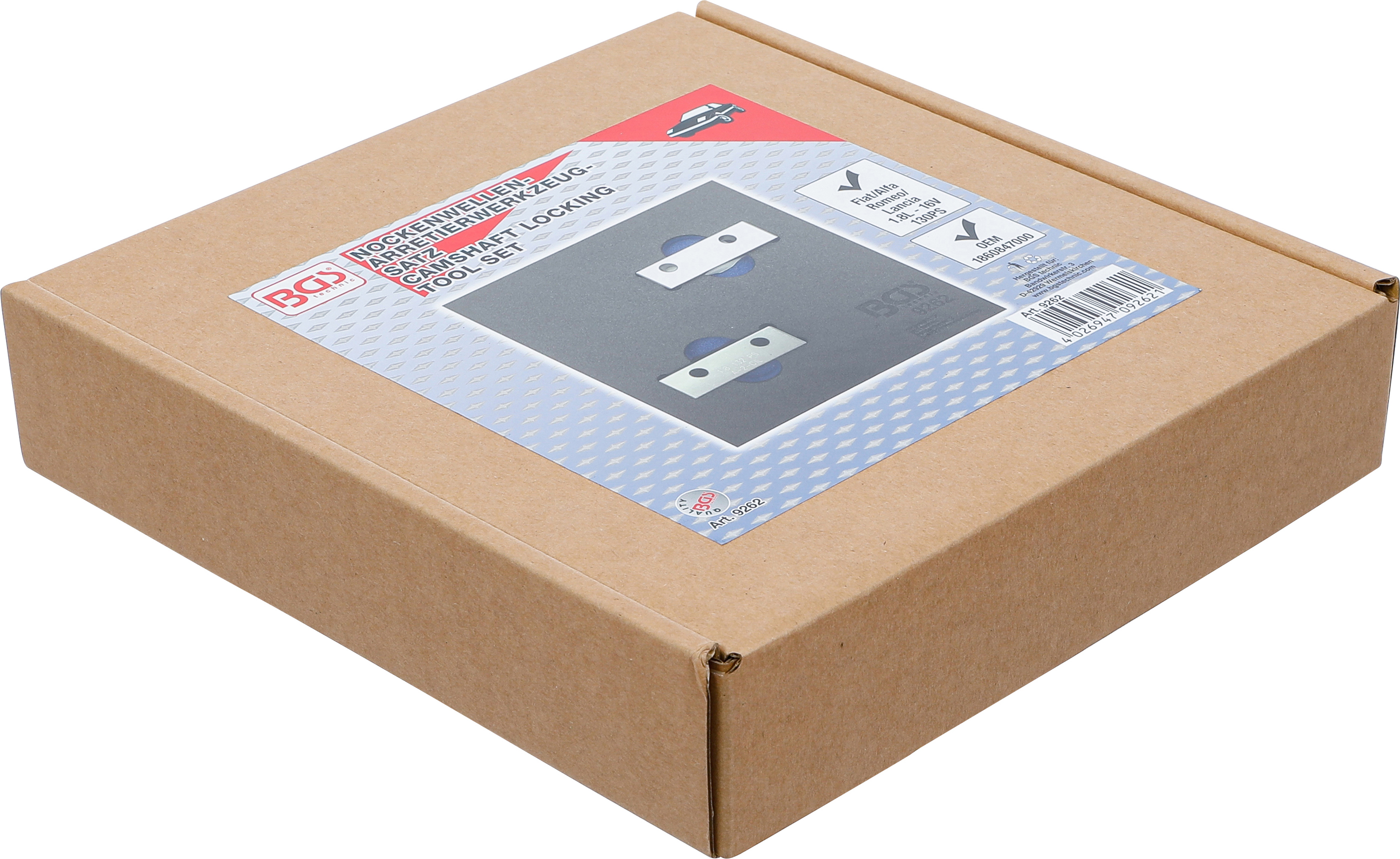 BGS Werkstattwageneinlage 1/6: Nockenwellen-Arretierwerkzeug-Satz | für Fiat, Lancia 1.8l 130 PS