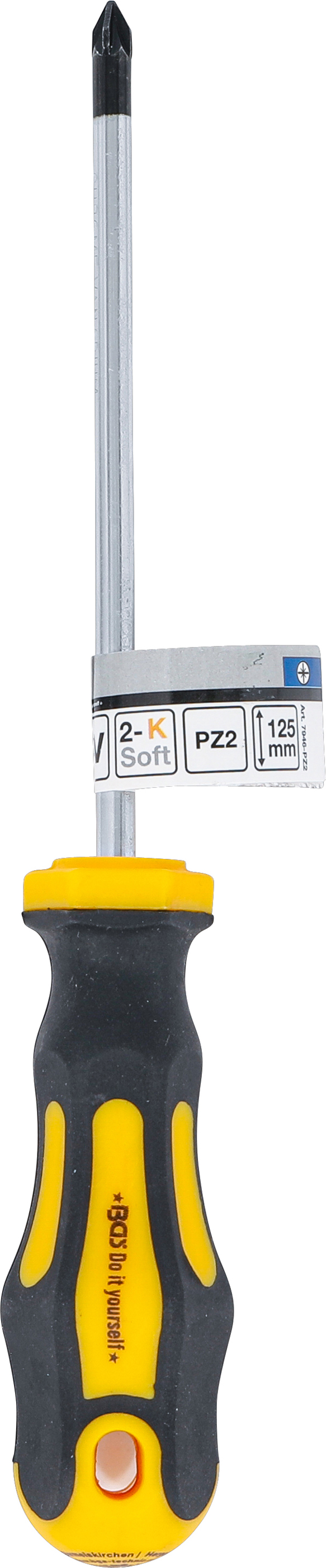 BGS Schraubendreher | Kreuzschlitz PZ2 | Klingenlänge 125 mm