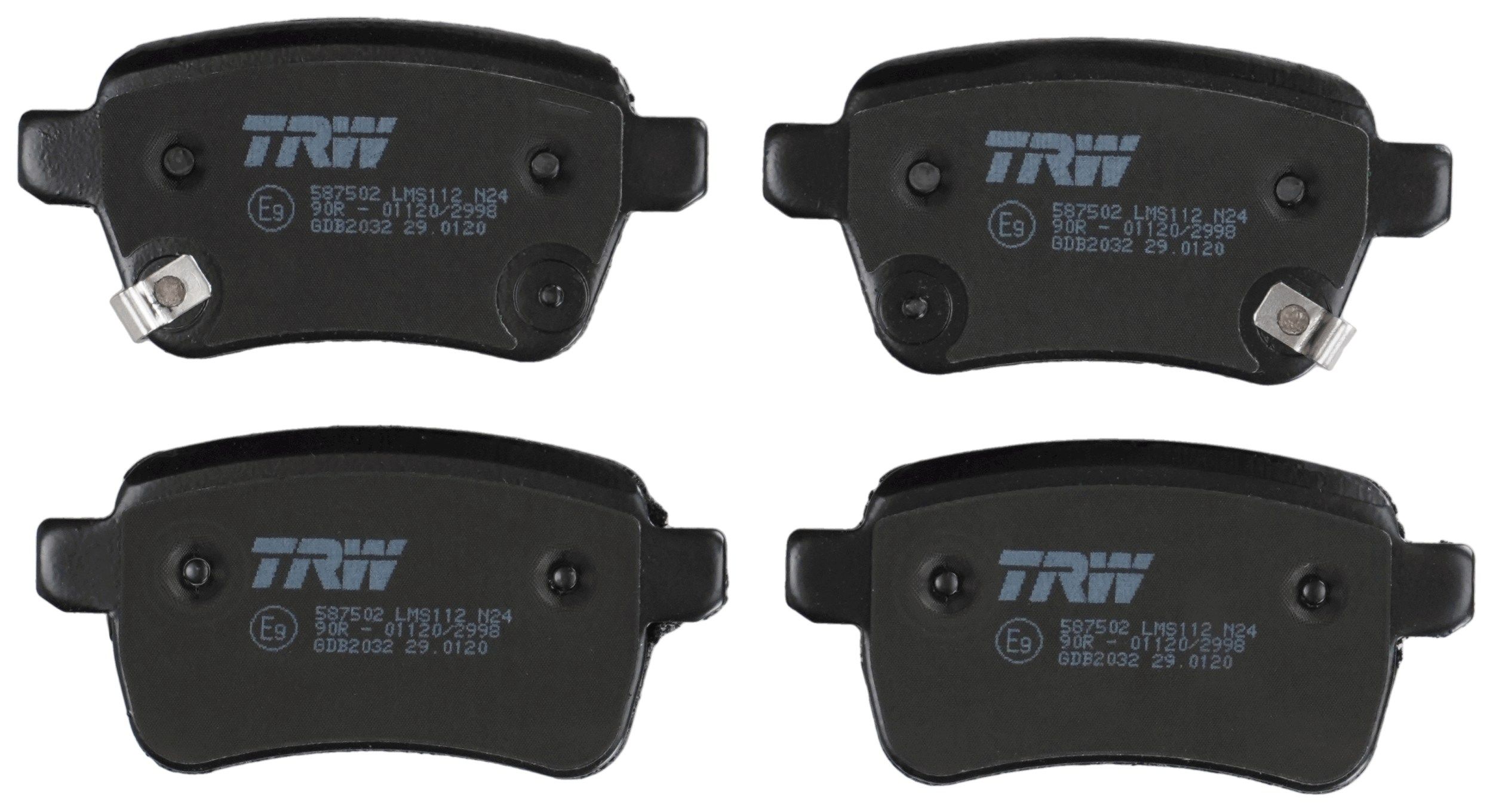 Bremsbelagsatz, Scheibenbremse