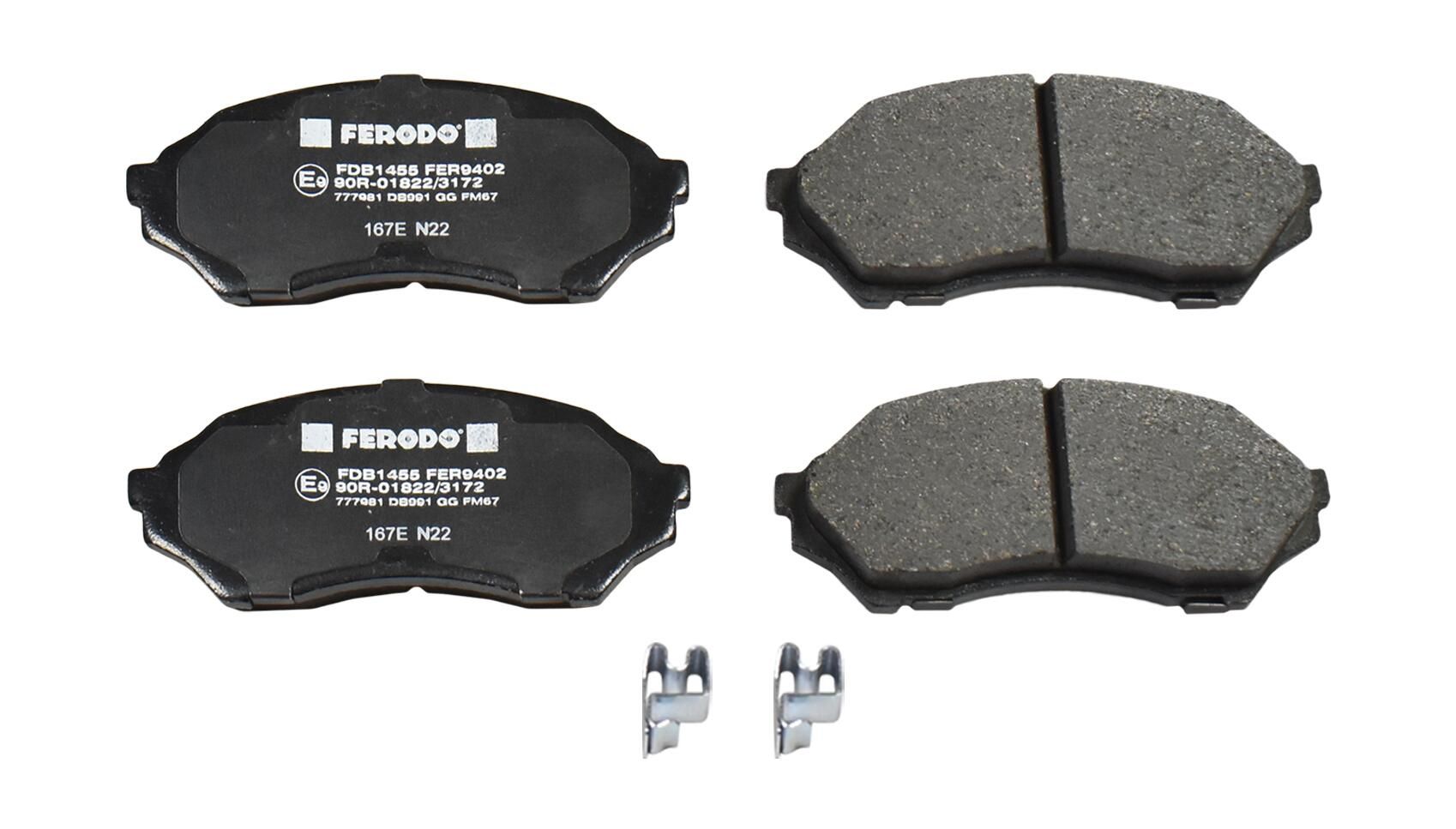 Bremsbelagsatz, Scheibenbremse