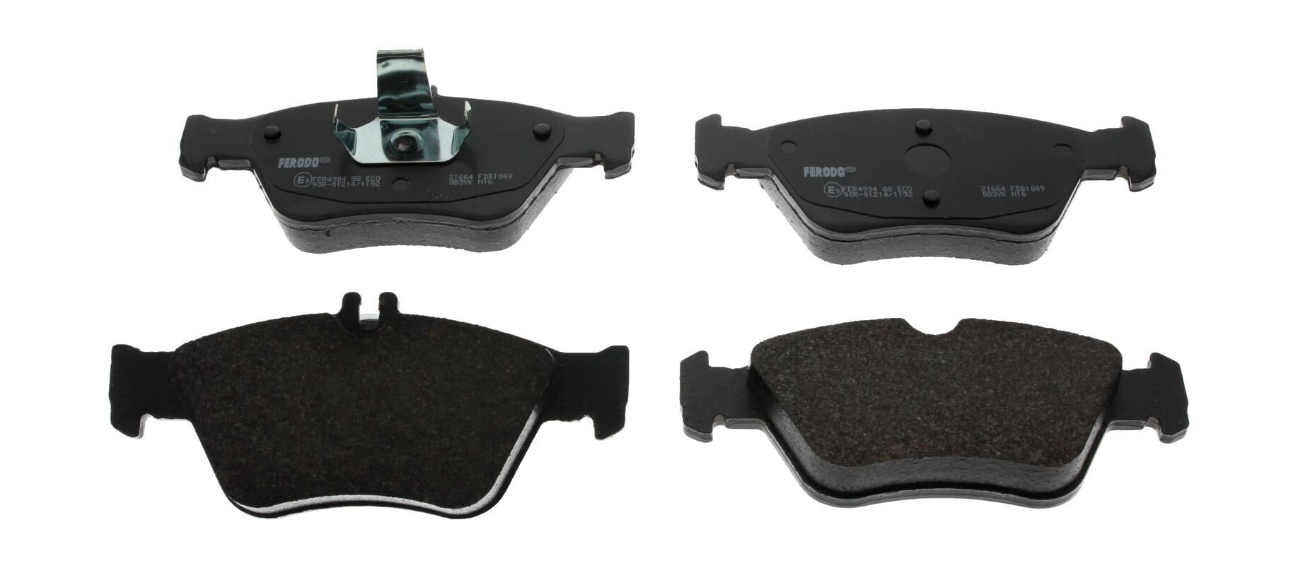 Bremsbelagsatz, Scheibenbremse