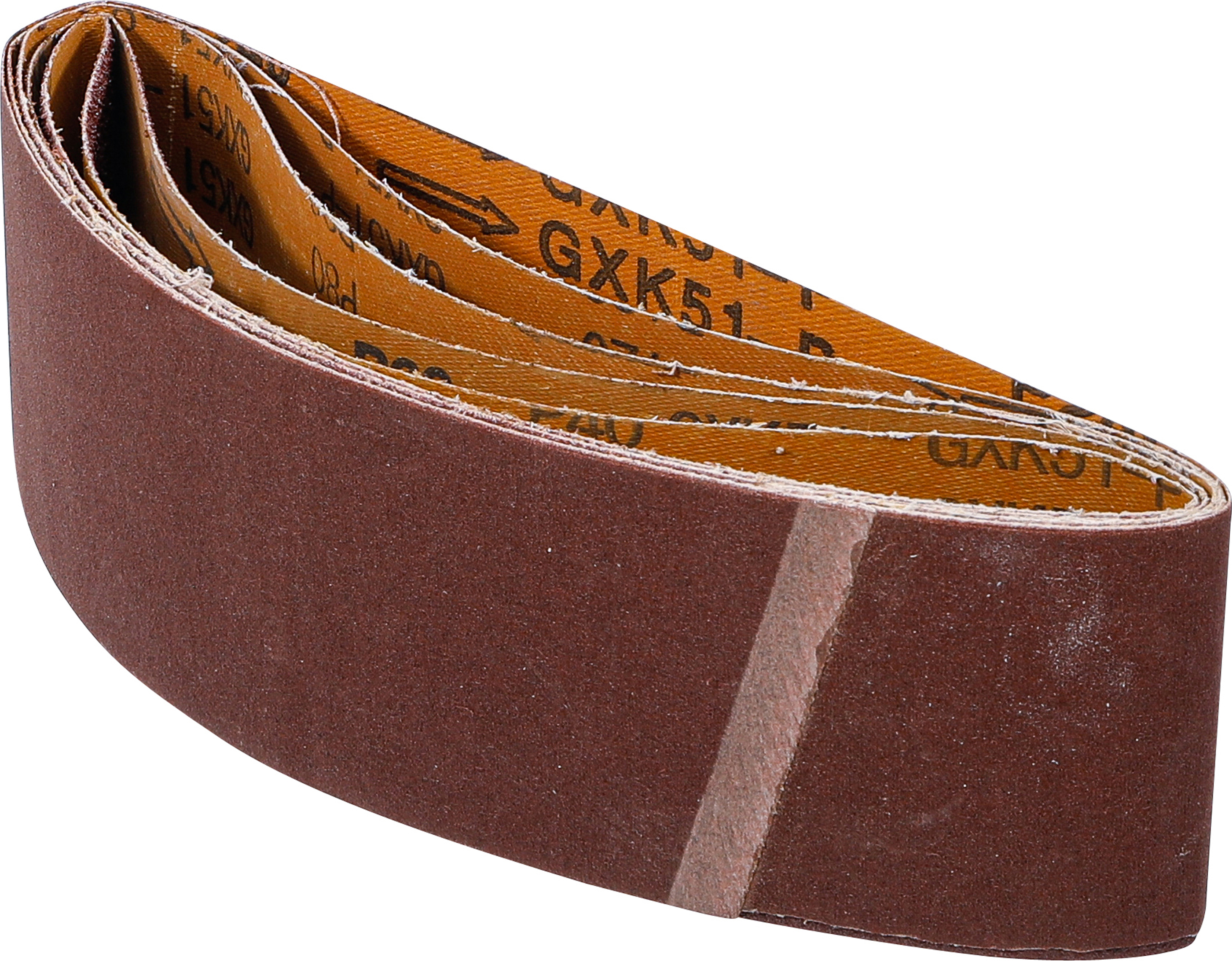 BGS Schleifband-Satz | für Bandschleifer | 75 x 533 mm | K 40 - 60 - 80 - 120 - 240 | 5 tlg.