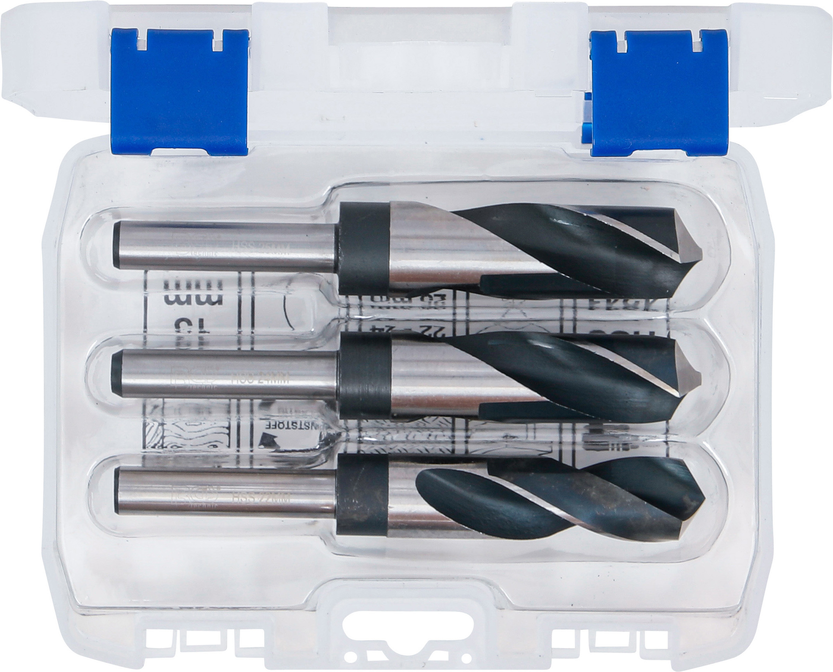 BGS HSS-Bohrer-Satz | 22 - 24 - 25 mm | 3-tlg.