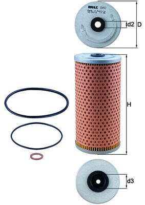 Ölfilter passt zu: MERCEDES 124 (W124), E T-MODEL (S210), E (W124), E (W210), E (W212), S (C140), S (W140), SL (R129) 2.5-6.0 09.89-12.11
