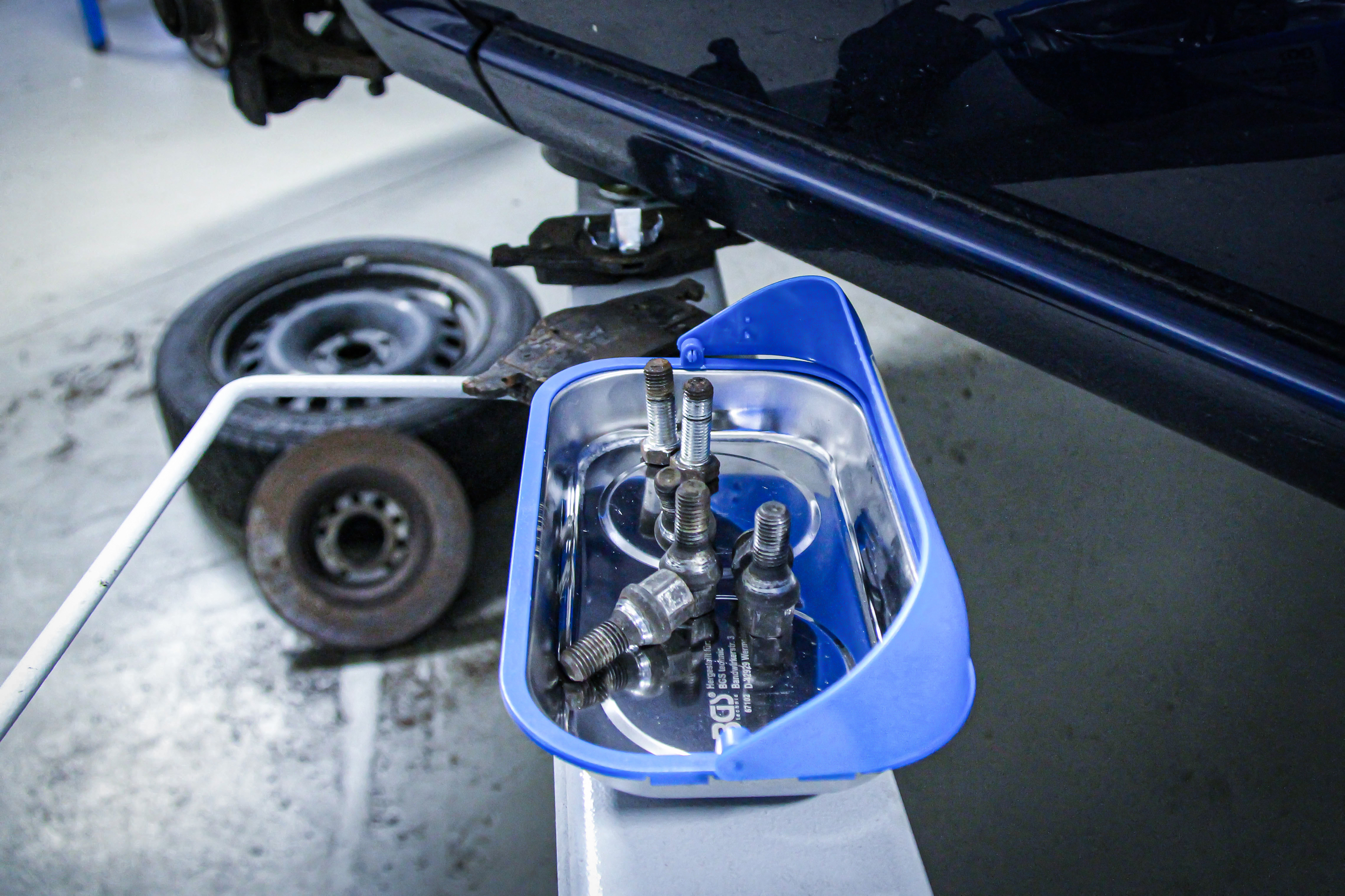 BGS Magnetische Teileschale mit Schirm