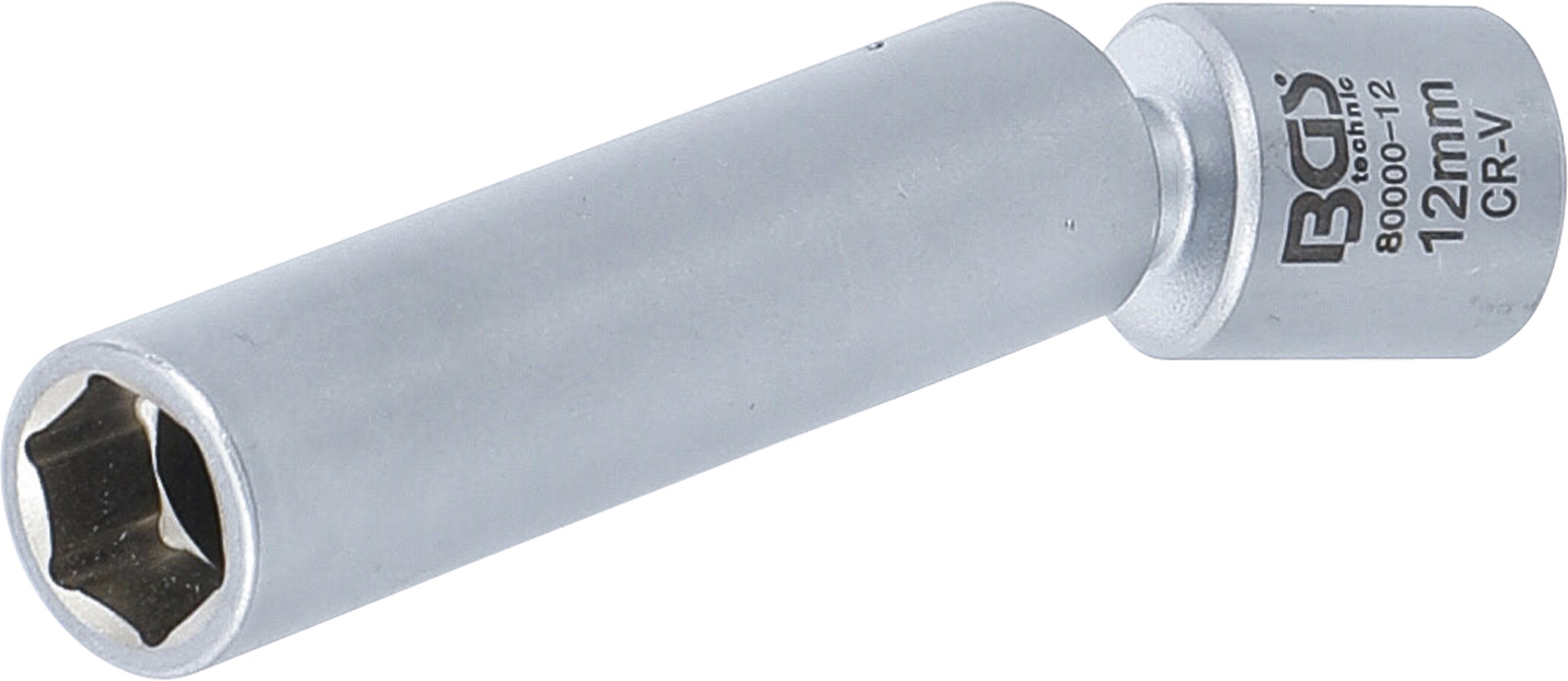 BGS Glüh- und Zündkerzen-Gelenk-Einsatz | Antrieb Innenvierkant 10 mm (3/8") | SW 12 mm