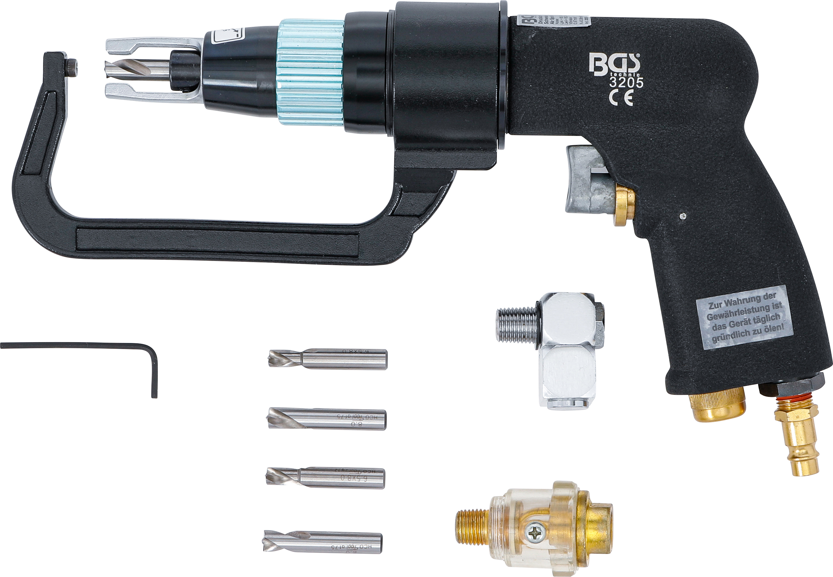 BGS Druckluft-Schweisspunkt-Fräser