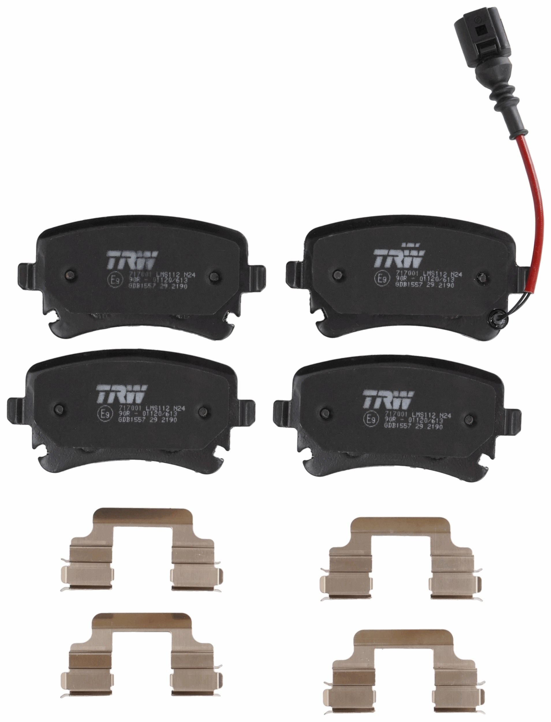 Bremsbelagsatz, Scheibenbremse