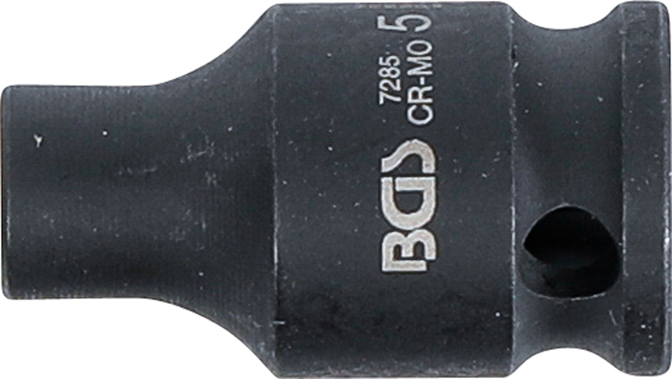 BGS Kraft-Steckschlüssel-Einsatz Sechskant | Antrieb Innenvierkant 6,3 mm (1/4") | SW 5 mm