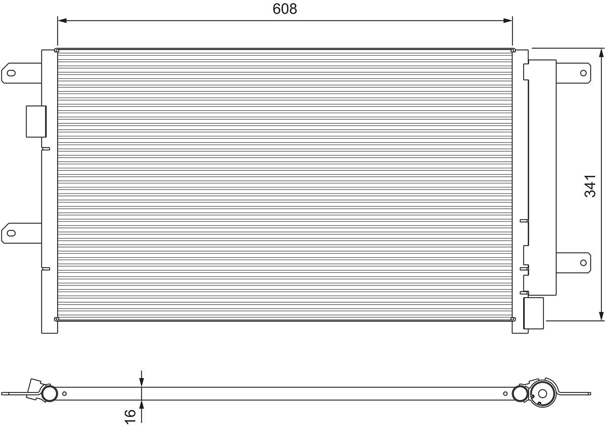 Kondensator, Klimaanlage