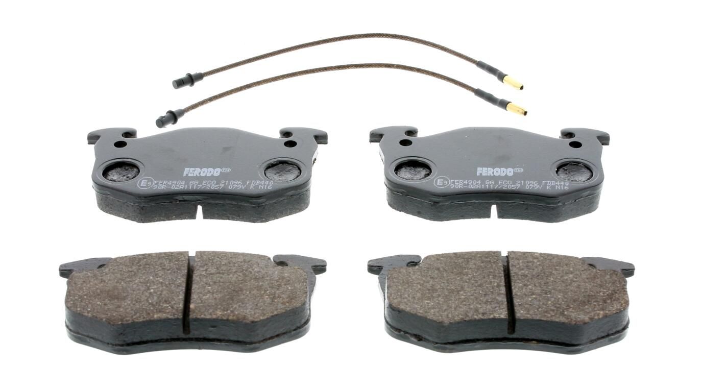 Bremsbelagsatz, Scheibenbremse